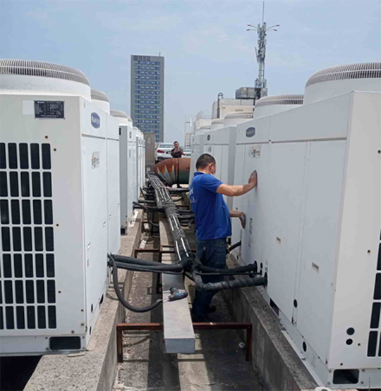 包头中央空调制热和不制冷系统维修方法